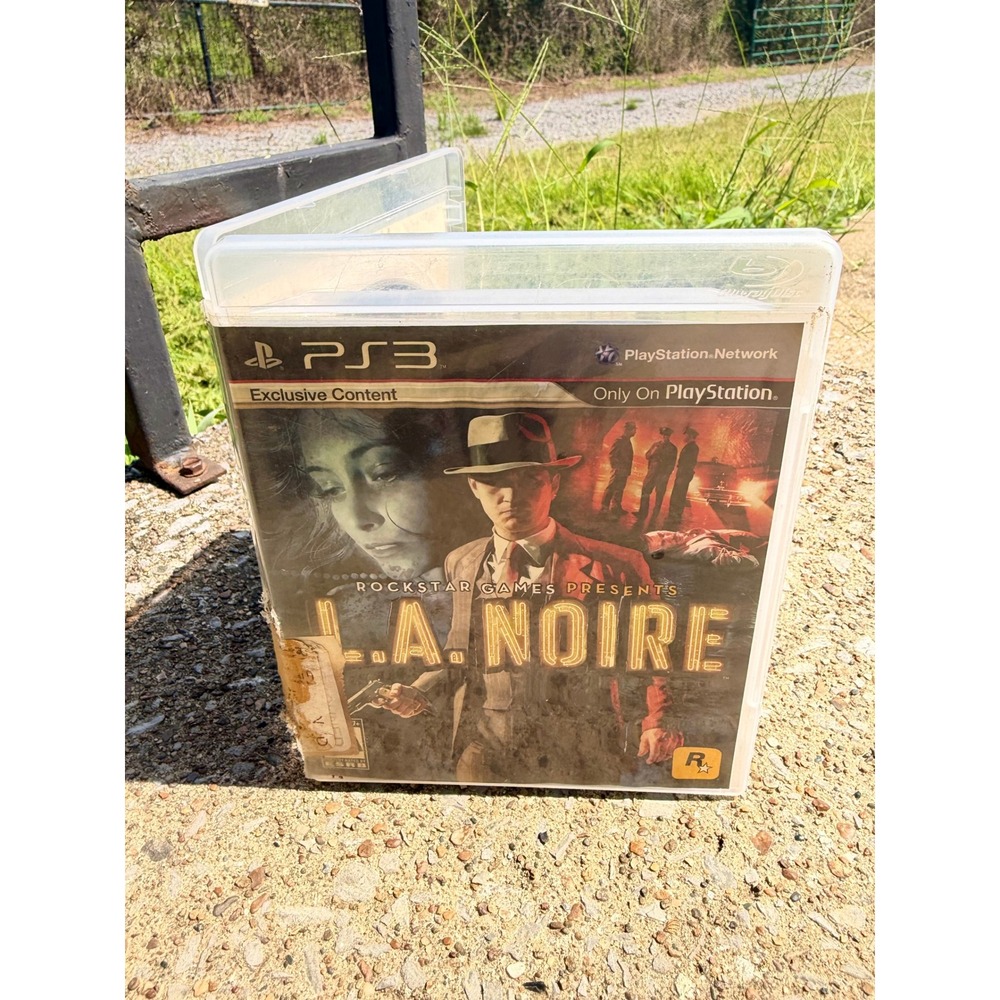 L.A. Noire Rockstar Game Sony PS3 2011 Crime Thriller Game BLUS 30603-CIB Tested